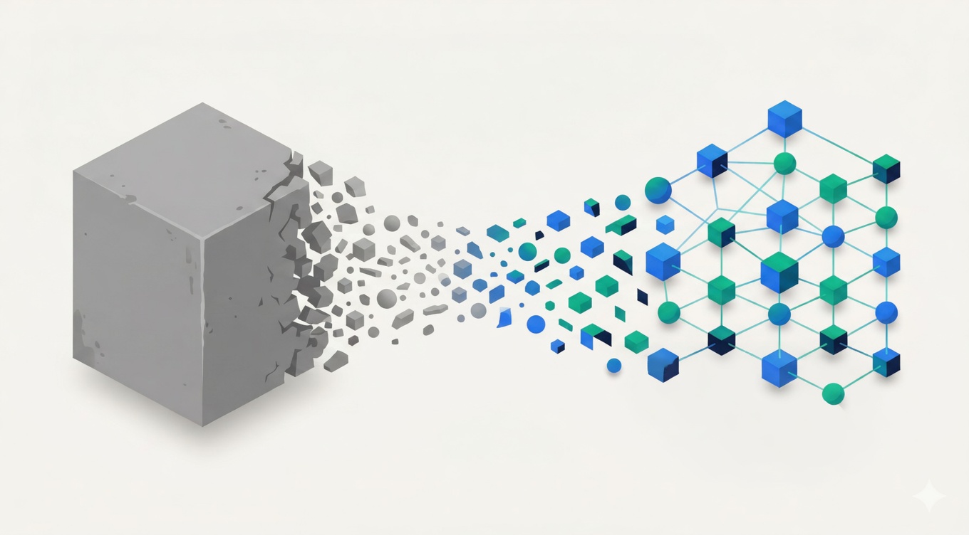 Incremental migration from a legacy monolith to a modern, modular architecture